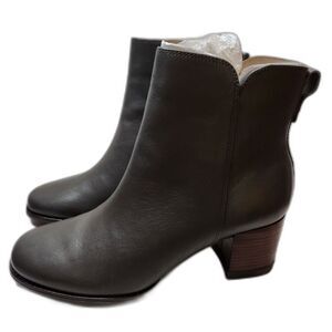 Sperry Seaport Heel Bootie Olve Women's 12 Olive